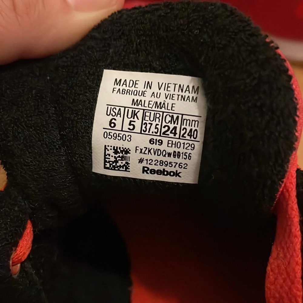 Red Reebok Sneakers - Picture 2 of 4